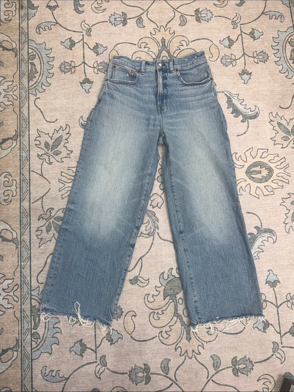 Madewell Perfect Vintage Wide-Leg Crop Jeans Size 26
